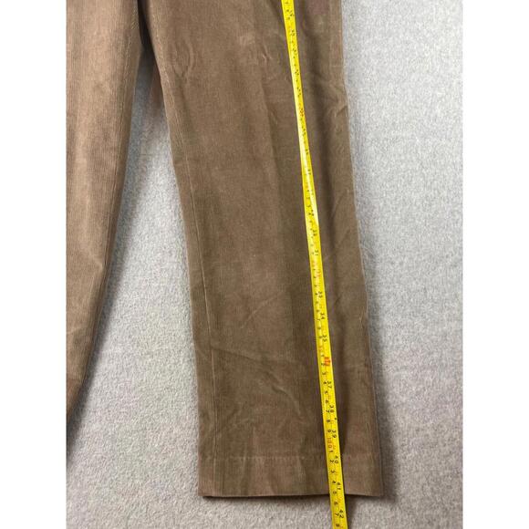 Rafaella Womens Corduroy Pants Size 10 Relaxed Fit All Straight Leg - Picture 10 of 11